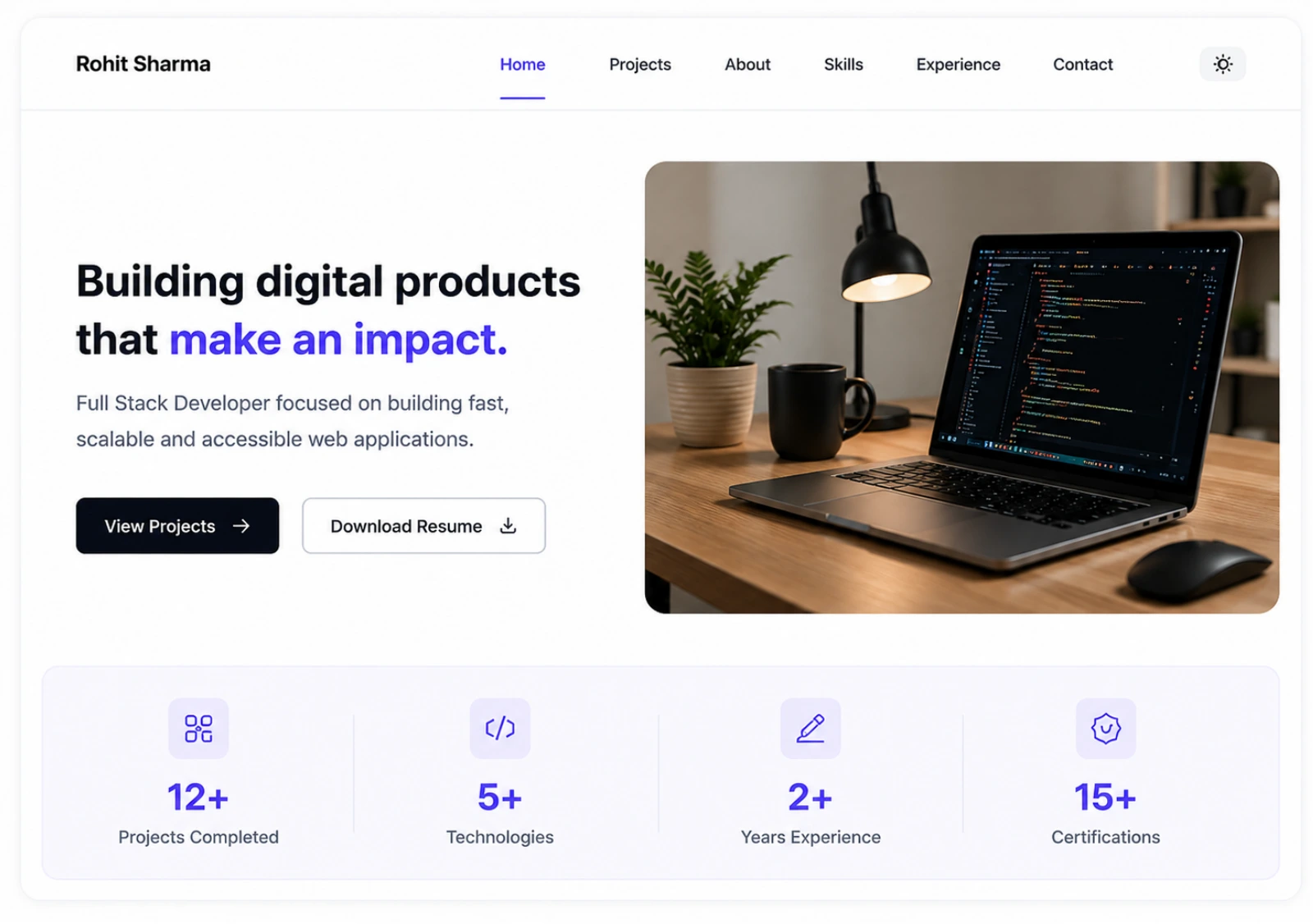 Portfolio preview